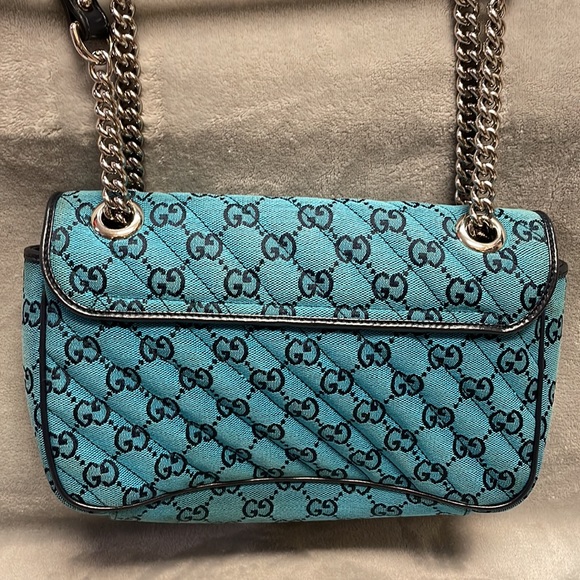 Gucci Small GG Marmont Multicolor Shoulder Bag - Picture 3 of 10